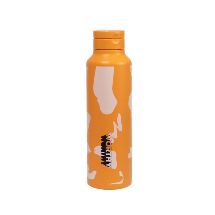 Sugarcane Drink Bottle - Retro Orange