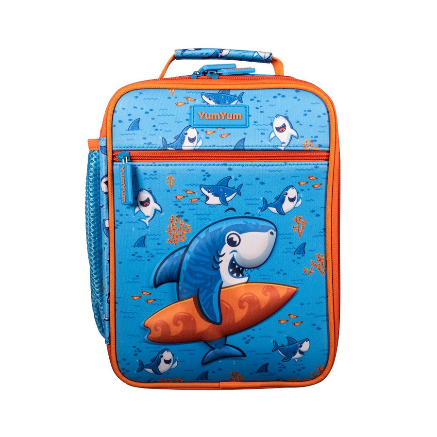 Bluey bluey insulated lunch box for kids & toddlers, girls & boys insulated lunch  bag with 3d features and top padded handle, blue