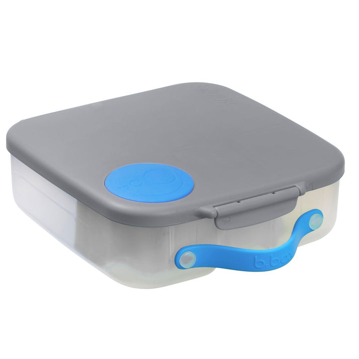 b.box Bento Large & Mini Lunch Box & Snack Box Bundle - Blue Slate