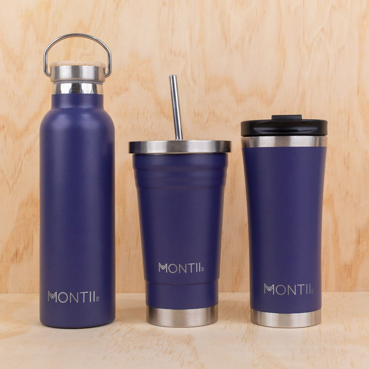 MontiiCo Insulated Smoothie Cup - Cobalt