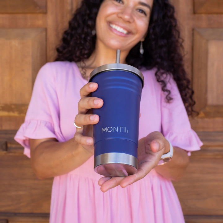 MontiiCo Insulated Smoothie Cup - Cobalt