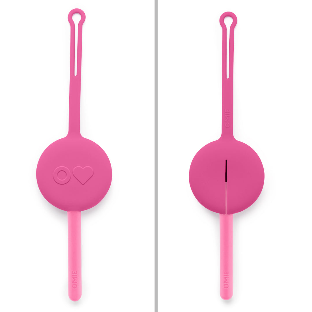 OmieBox OmiePod & Cutlery Set - Bubble Pink