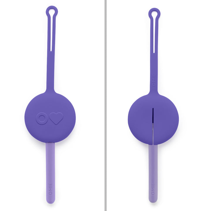 OmieBox OmiePod & Cutlery Set - Lilac Purple