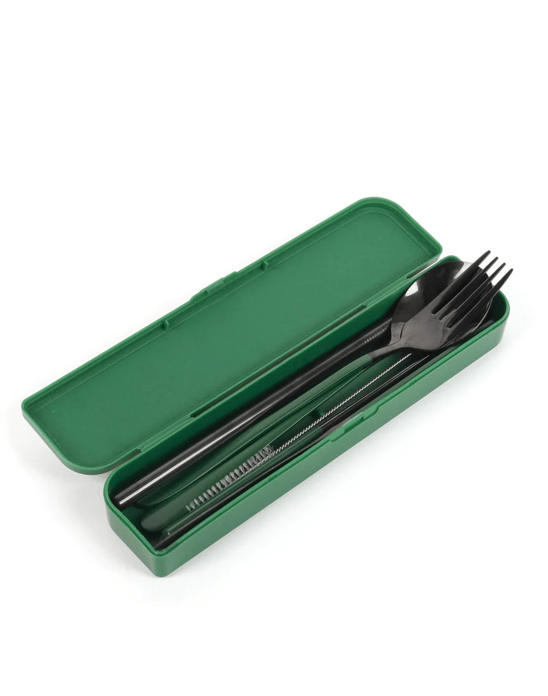The Somewhere Co. Cutlery Kit - Black/Forest Green