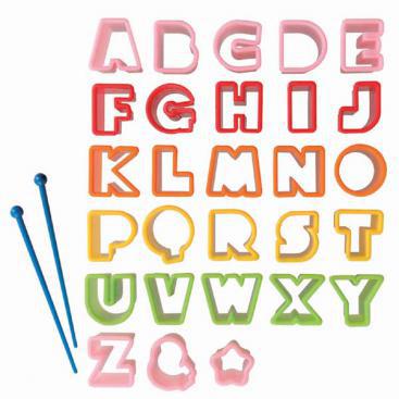 Alphabet Letters Food Cutter Set