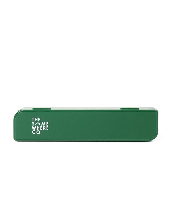 The Somewhere Co. Cutlery Kit - Black/Forest Green