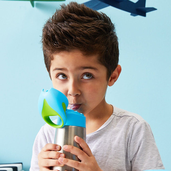 b.box Insulated Drink Bottle 350ml - Blue Slate