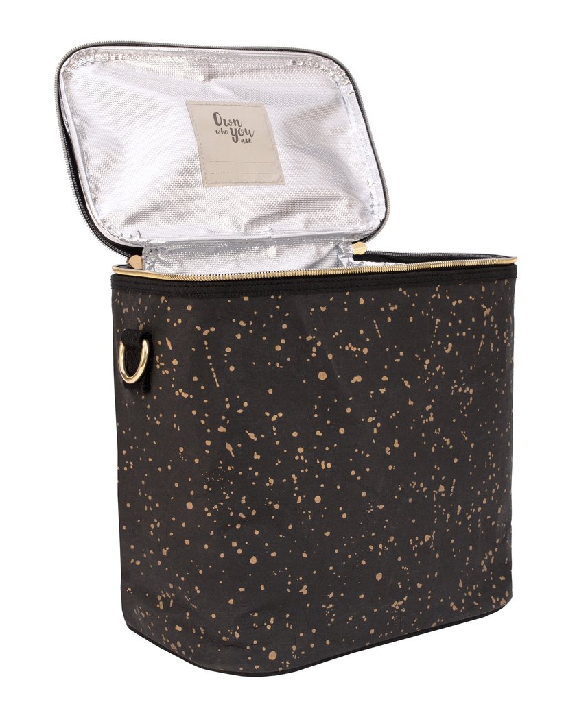 SoYoung Paper Poche Insulated Bag - Gold Splatter