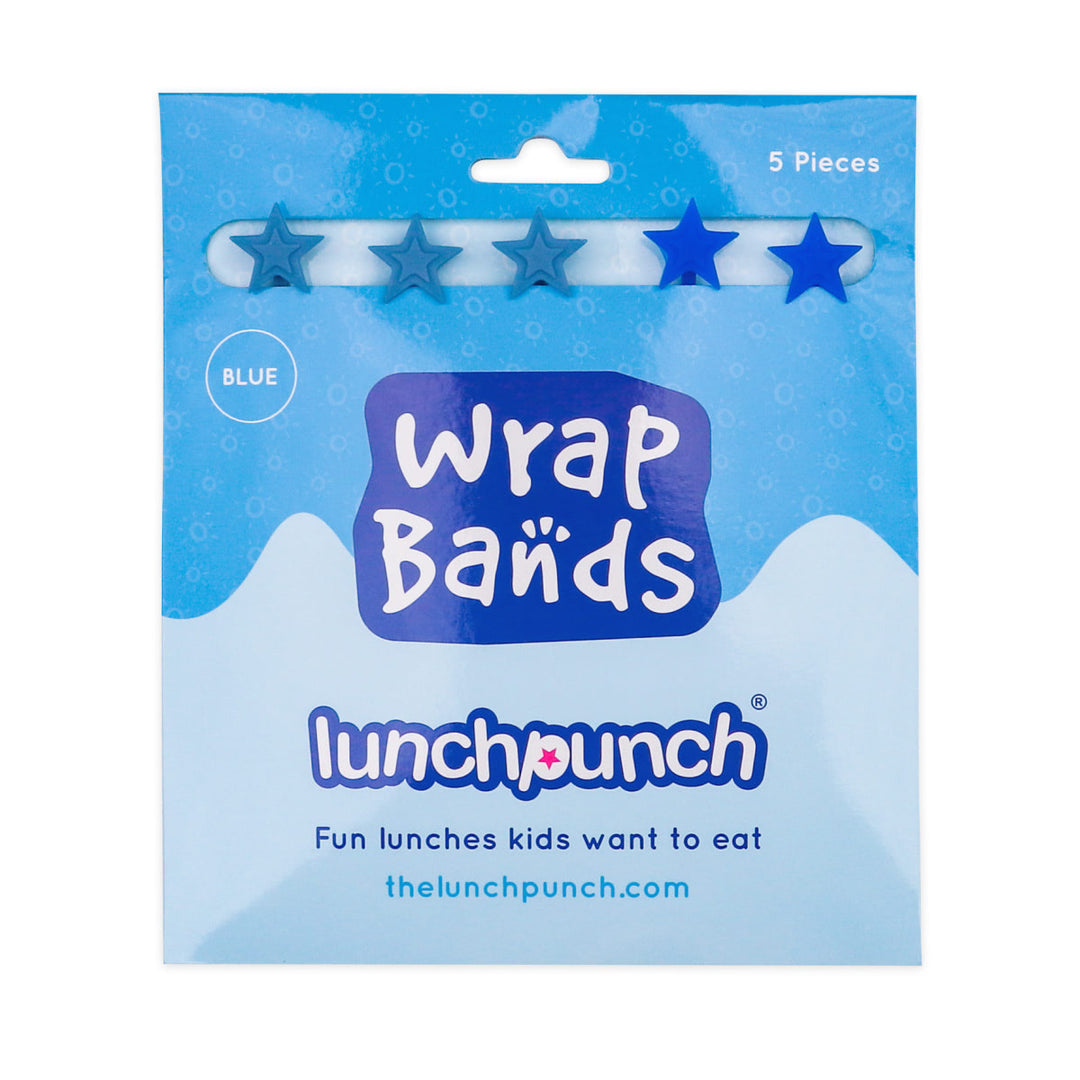 The Lunch Punch Silicone Wrap Bands - Blue