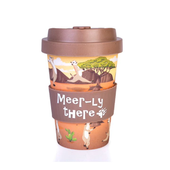 EcoGo Bamboo Travel Cup - Meerkat