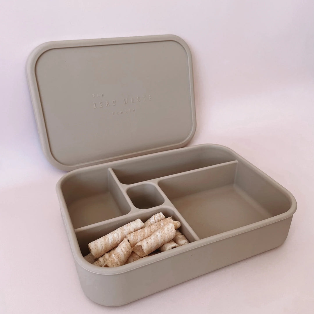 Silicone Bento Lunch Box - Natural I The Bento Buzz