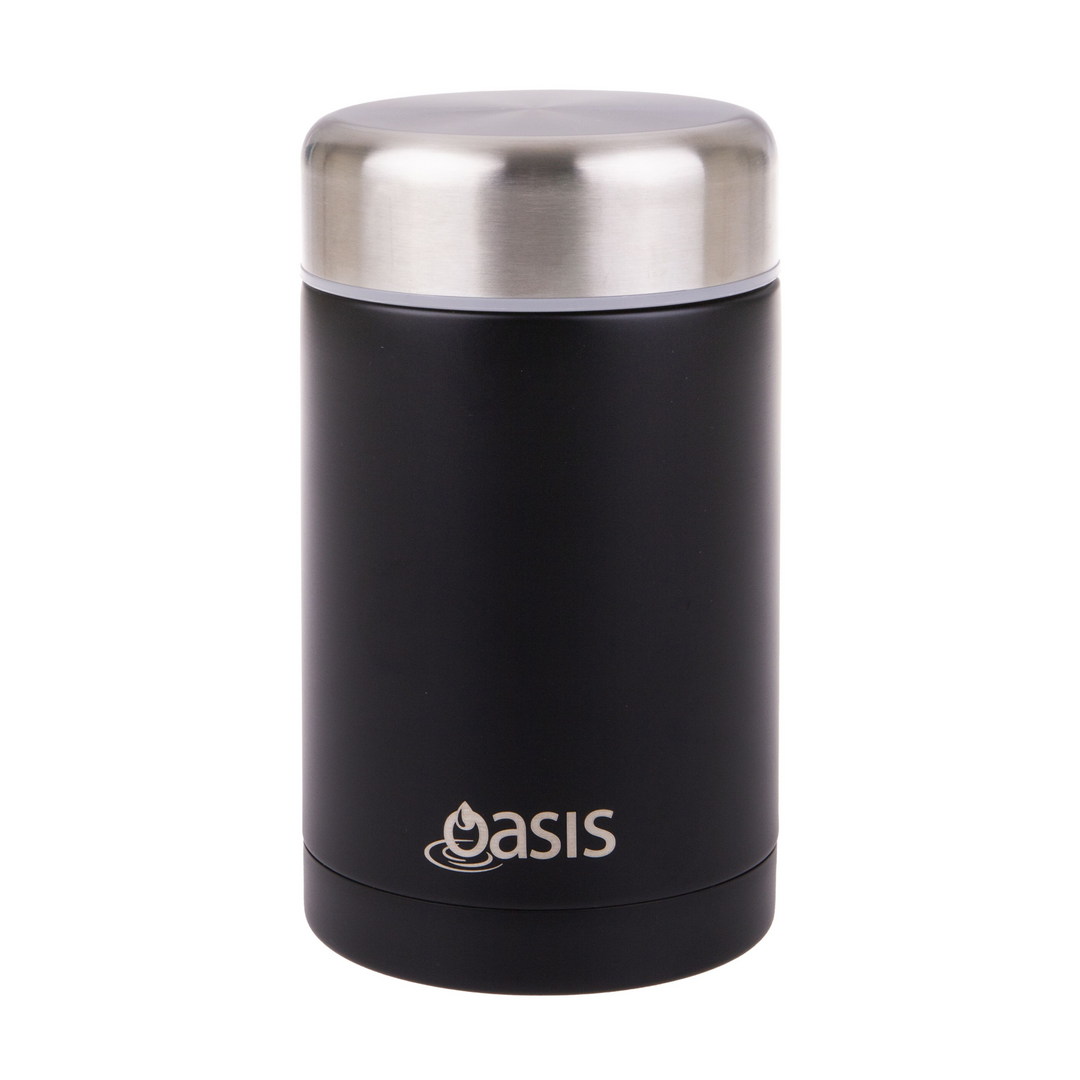 Oasis 450ml Insulated Food Jar - Matte Black
