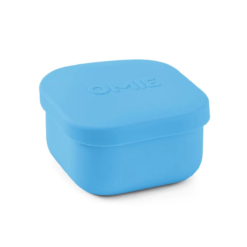 OmieBox OmieSnack Silicone Snack Box - Blue