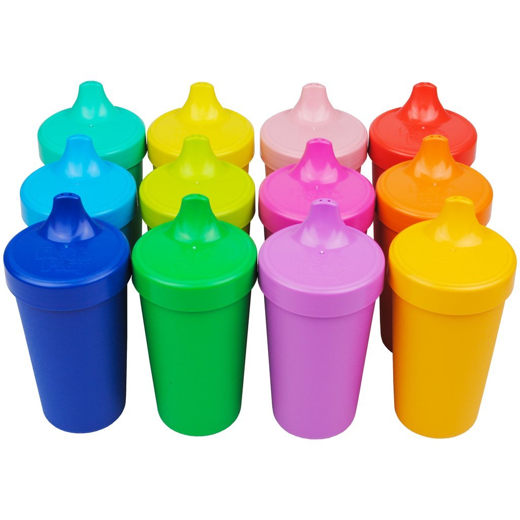 Re-Play Sippy Cup Set - 12 Colour Rainbow