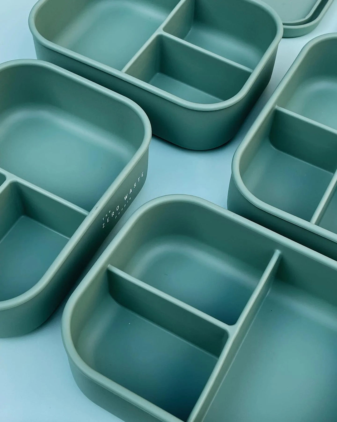 Silicone Bento Snack Box - Sage