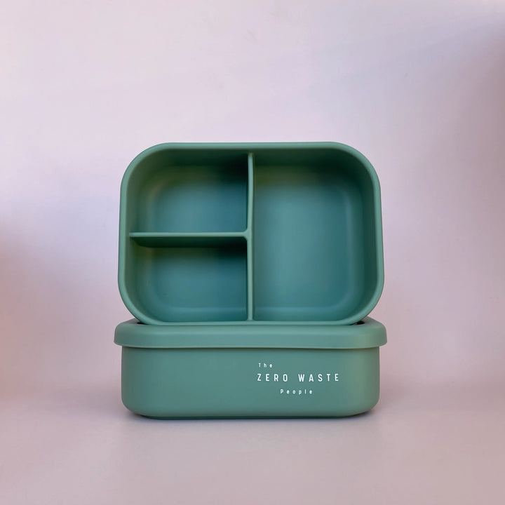 Silicone Bento Snack Box - Sage