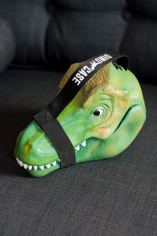 T-Rex Dinosaur Head Lunch Box with Carry Handle