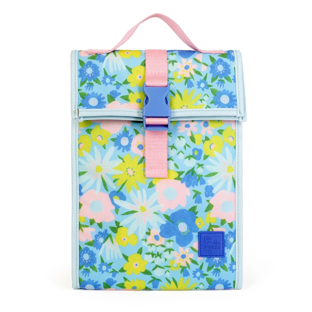 The Somewhere Co. Insulated Lunch Satchel MINI - Posy Skies