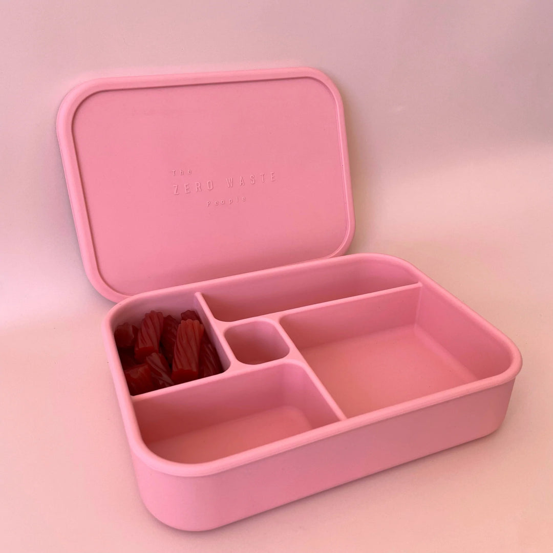 The Zero Waste People  Silicone Bento Lunch Box - Aqua - phunkyBento
